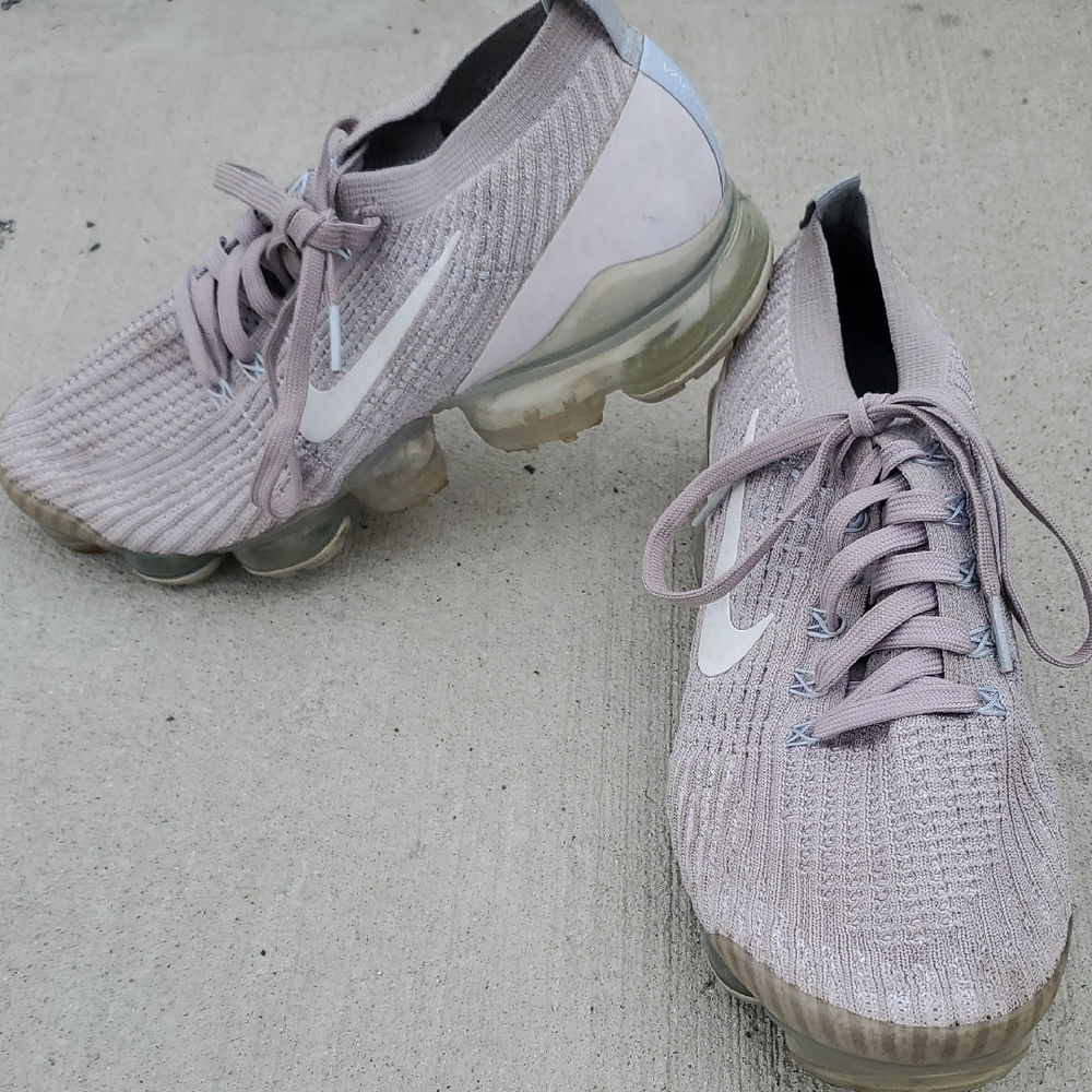 Nike Air Max Vapor Flyknit 3 Women's Gray Running Shoes